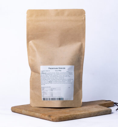 glutenfreies Pekannuss Granola, veganes Müsli, Isabella Glutenfreie Patisserie