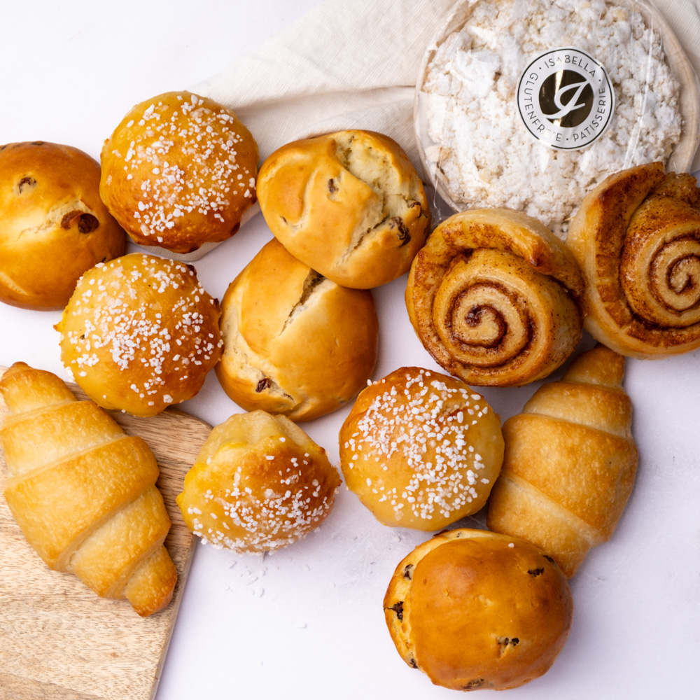 Sweet Morning Box glutenfreie süße Backwaren, Sweet Morning Box, Isabella Glutenfreie Patisserie