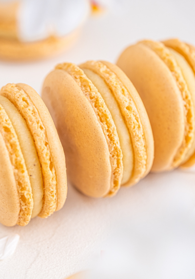 glutenfreier Vanille Macaron, Isabella Glutenfreie Pâtisserie